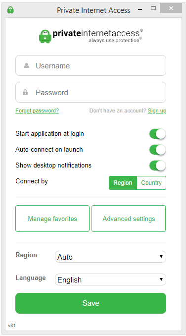 pia vpn client